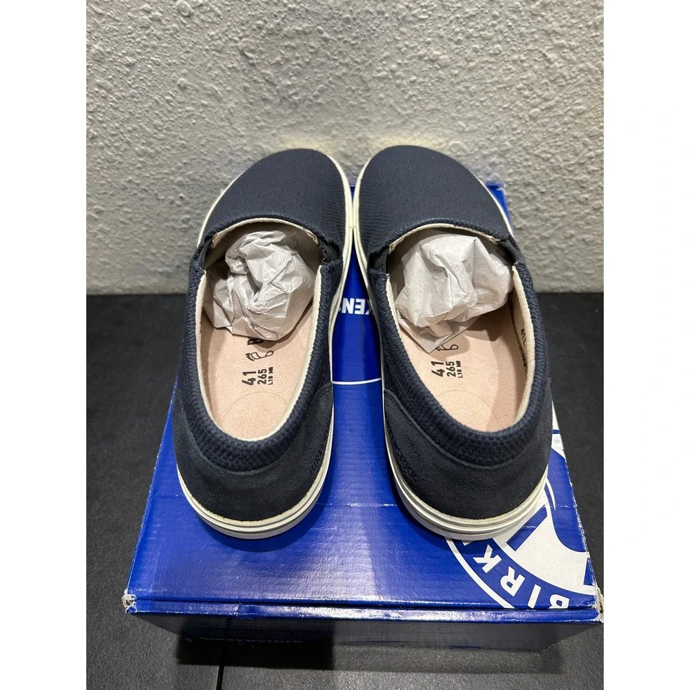 Birkenstock Oswego Textile Suede Midnight Blue EU 41 US M8 L10 Mens